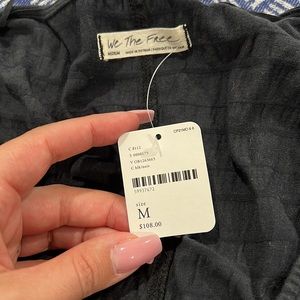 Free People Flower Power Top in Black